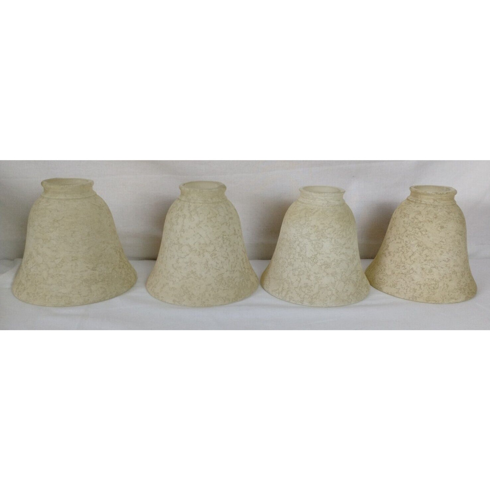 Homenhancements Glass Shades - Tea Stained - Set of 4 - Picture 2 of 6